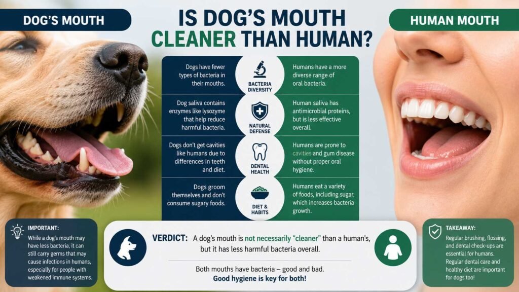 Read more about the article Is Dog’s Mouth Cleaner Than Human’s?
