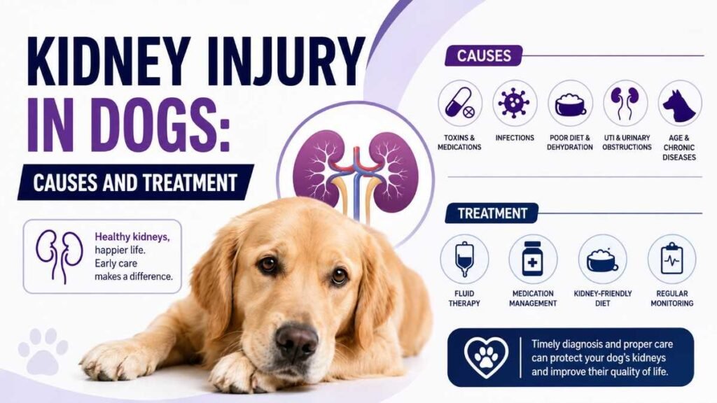 Read more about the article Kidney Injury In Dogs: Causes And Treatment